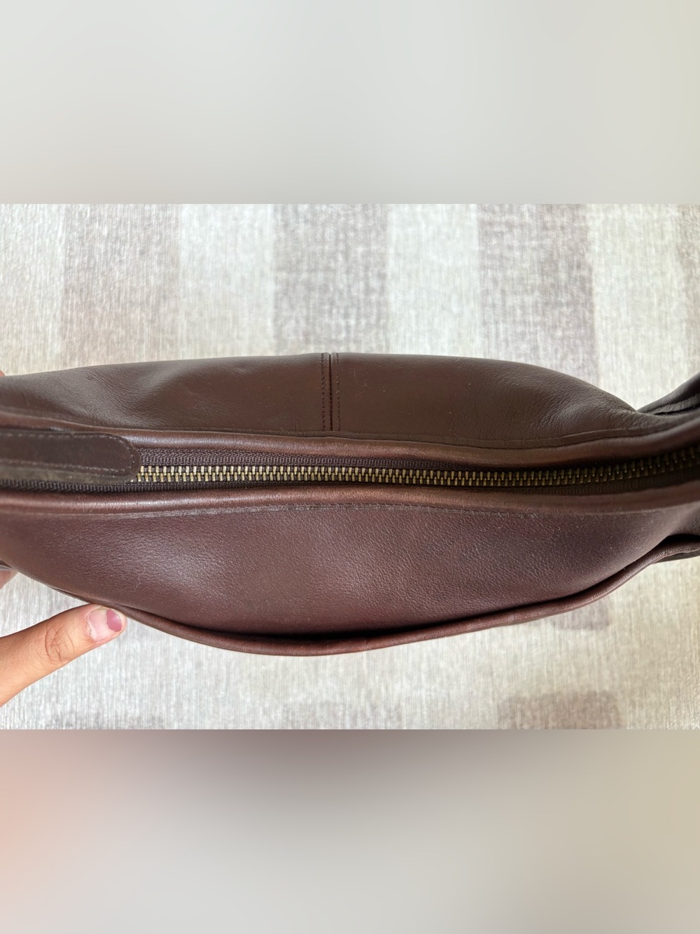 COACH Vintage Ergo Mahogany Brown Leather Hobo Shoulder Bag Handbag 9033 *READ* - Picture 5 of 9